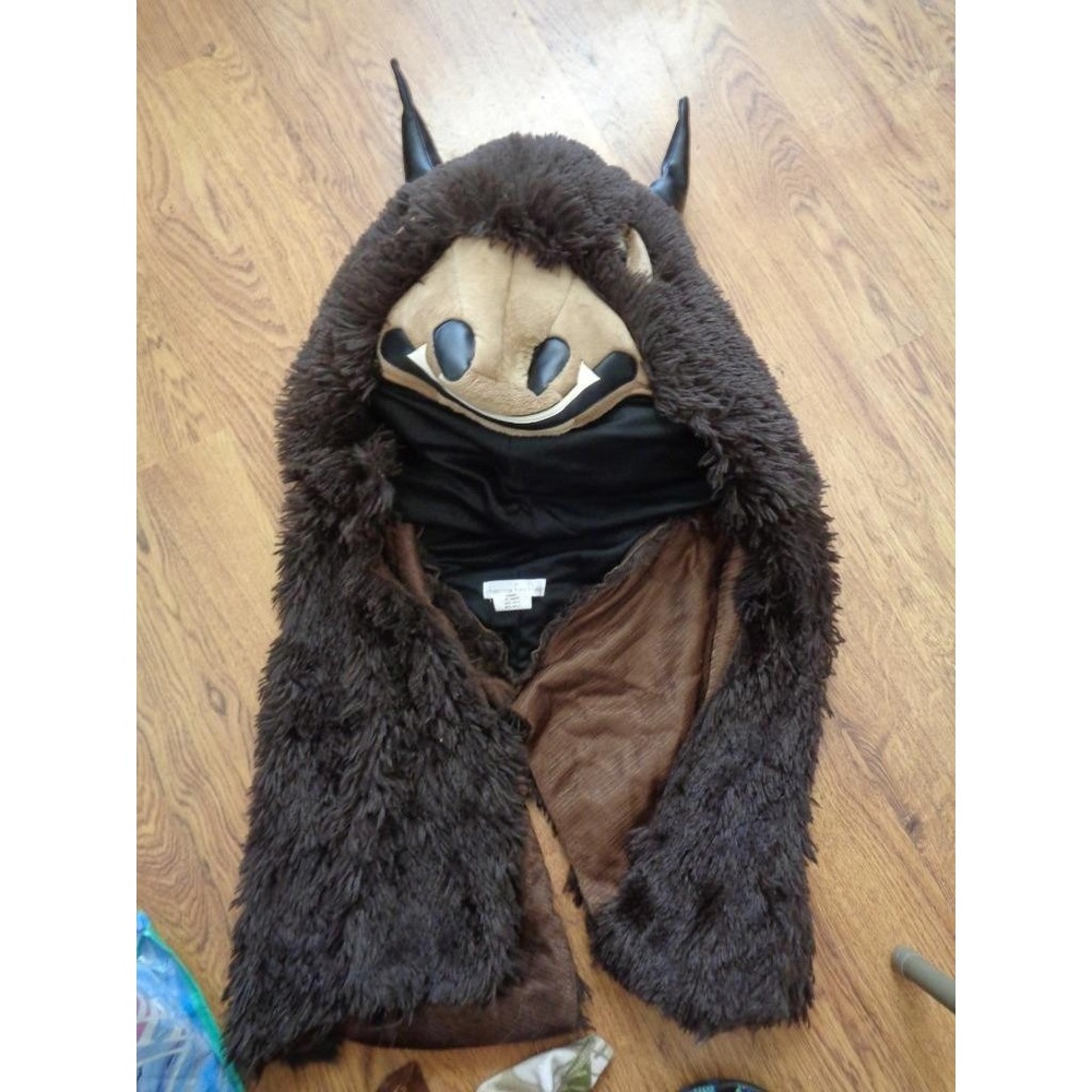 Chasing Fireflies Buffalo Bison Head Cape Costume Child 8-10